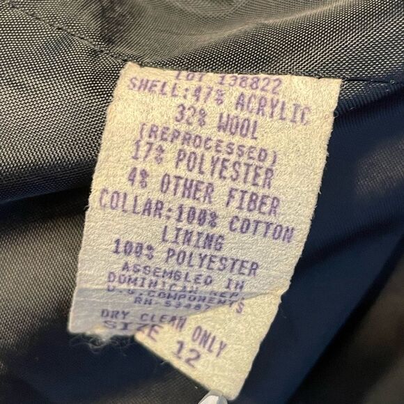 Vintage 90’s Fundamental Things Tartan Plaid Blazer 12P - Picture 7 of 7